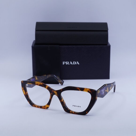 Prada Accessories - Prada PR09YV VAU1O1 Cat Eye Eyeglasses - Honey Havana 54mm